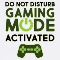 Do Not Disturb Gaming Mode Activated Garment-Dyed Sweatshirt