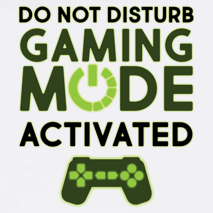 Do Not Disturb Gaming Mode Activated Garment-Dyed Sweatshirt