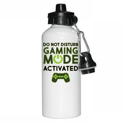 Do Not Disturb Gaming Mode Activated Aluminum Water Bottle