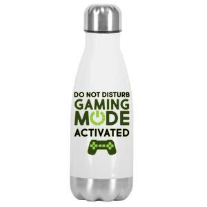 Do Not Disturb Gaming Mode Activated Stainless Steel Insulated Water Bottle