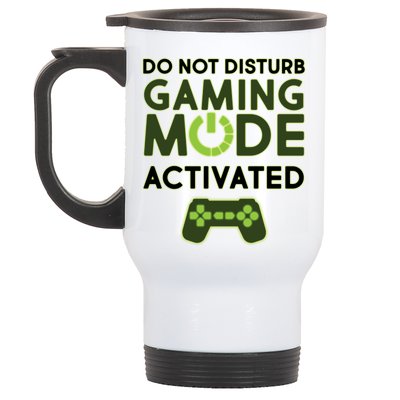 Do Not Disturb Gaming Mode Activated Stainless Steel Travel Mug