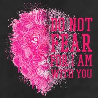 Do Not Fear For I Am With You Pink Lion Cool Comfort Performance Bucket Hat