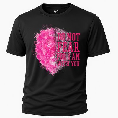 Do Not Fear For I Am With You Pink Lion Performance Shirt