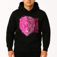 Do Not Fear For I Am With You Pink Lion Hoodie