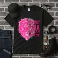 Do Not Fear For I Am With You Pink Lion Tall T-Shirt