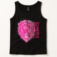 Do Not Fear For I Am With You Pink Lion Tank Top