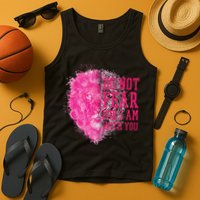 Do Not Fear For I Am With You Pink Lion Tank Top