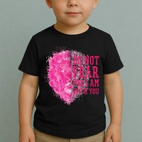 Do Not Fear For I Am With You Pink Lion Toddler T-Shirt