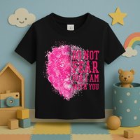 Do Not Fear For I Am With You Pink Lion Toddler T-Shirt