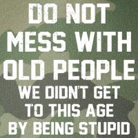 Do Not Mess With Old People Funny Legacy Tie Dye Trucker Hat