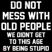 Do Not Mess With Old People Funny Youth Performance Sprint T-Shirt