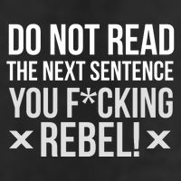 Do Not Read Funny Rebel Microfiber Hand Towel