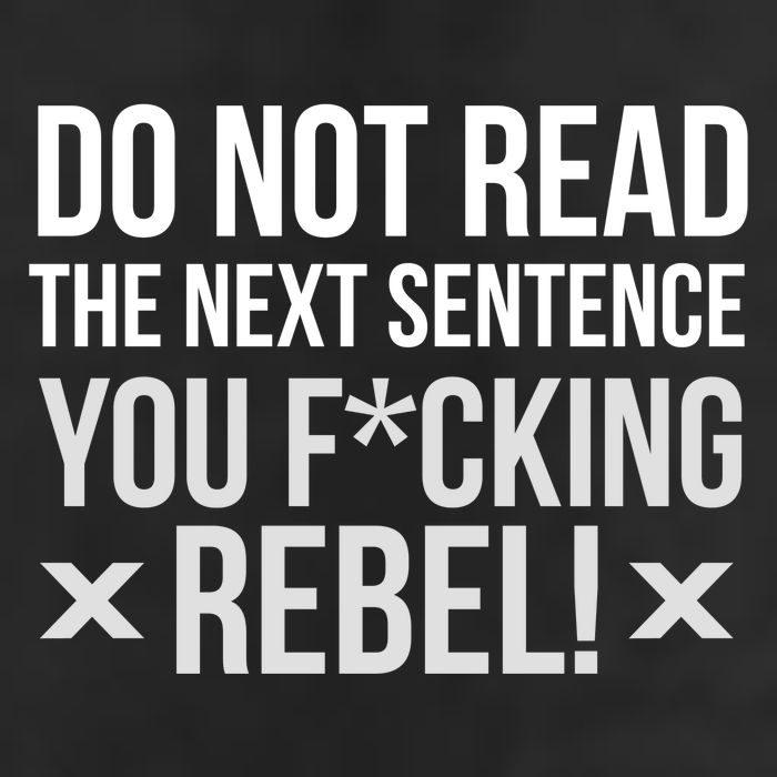 Do Not Read Funny Rebel Microfiber Hand Towel