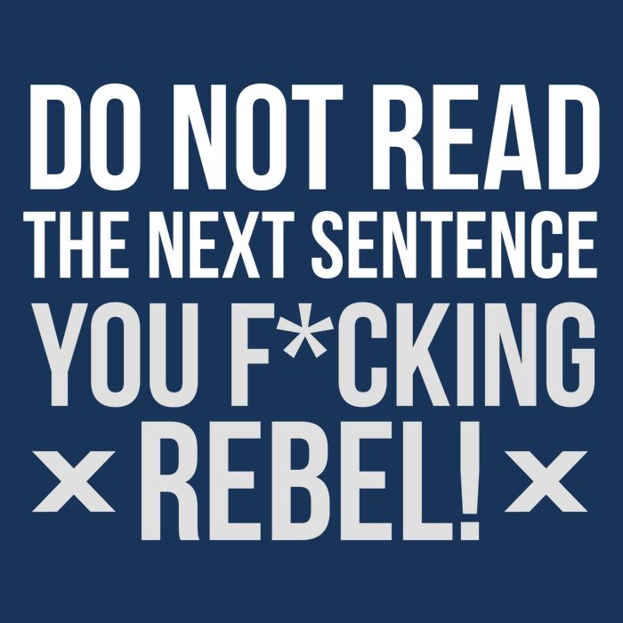 Do Not Read Funny Rebel Infant Baby Jersey Bodysuit