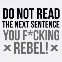 Do Not Read Funny Rebel Garment-Dyed Sweatshirt