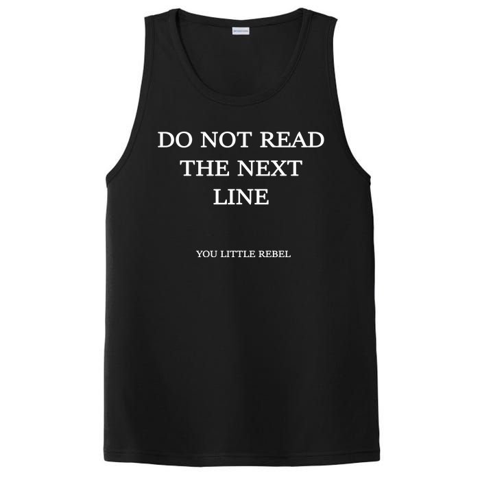 Do Not Read The Next Line You Little Rebel PosiCharge Competitor Tank