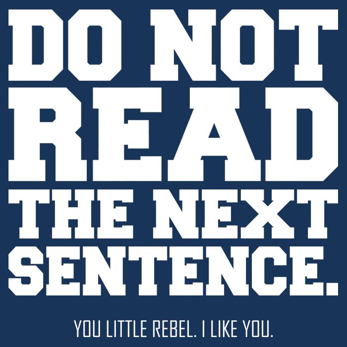 Do Not Read The Next Sentence. You Little Rebel. I Like You. Flat Bill Trucker Hat