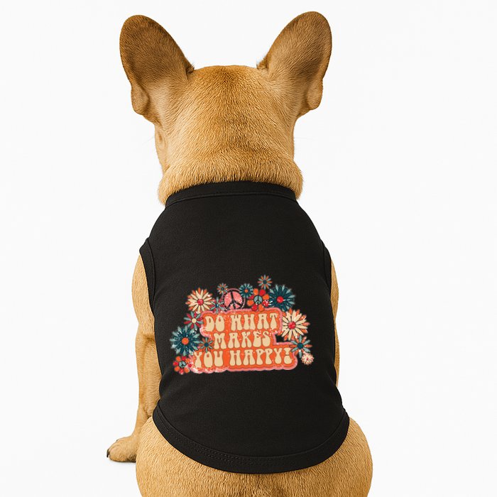 Do What Makes You Happy Retro Doggie Tank