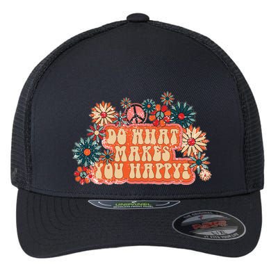 Do What Makes You Happy Retro Flexfit Unipanel Trucker Cap