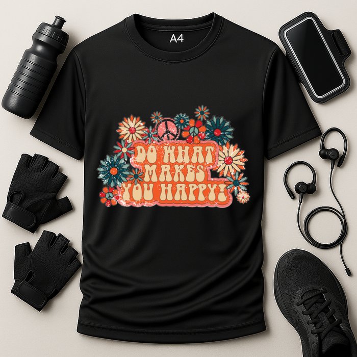Do What Makes You Happy Retro Performance Shirt
