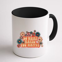 Do What Makes You Happy Retro Mug