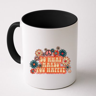 Do What Makes You Happy Retro Mug