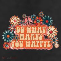 Do What Makes You Happy Retro 11oz C Handle Ceramic Mug