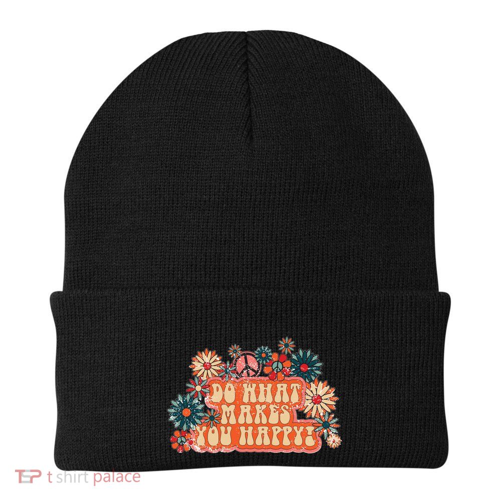 Do What Makes You Happy Retro Beanie