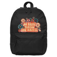 Do What Makes You Happy Retro 16 in Basic Backpack