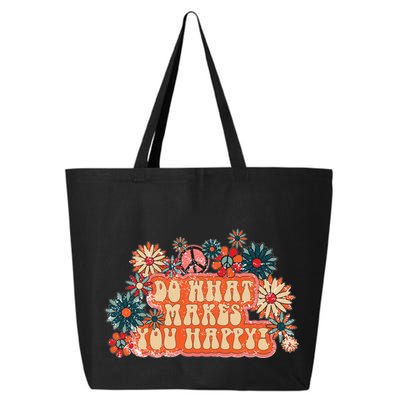 Do What Makes You Happy Retro 25L Jumbo Tote