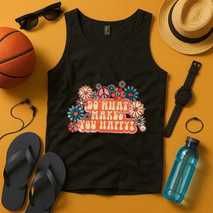 Do What Makes You Happy Retro Tank Top