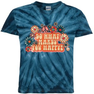 Do What Makes You Happy Retro Kids Tie-Dye T-Shirt