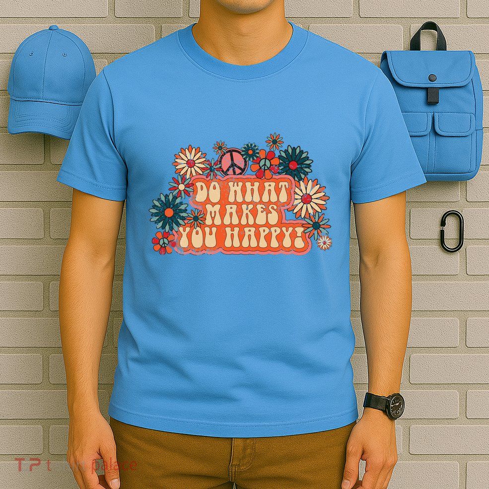 Do What Makes You Happy Retro T-Shirt