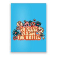 Do What Makes You Happy Retro Poster
