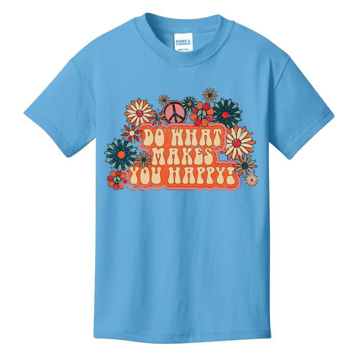 Do What Makes You Happy Retro Kids T-Shirt