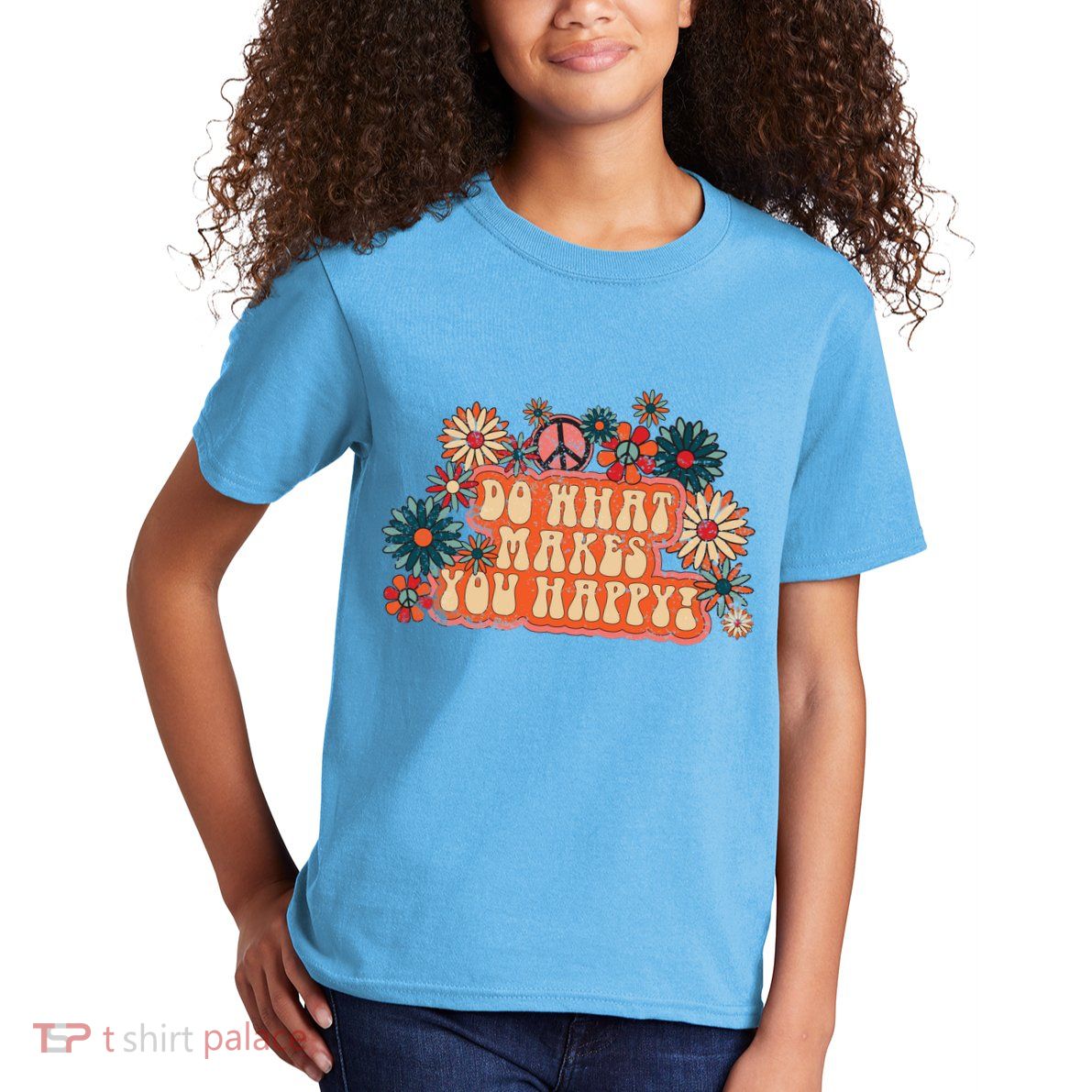 Do What Makes You Happy Retro Kids T-Shirt