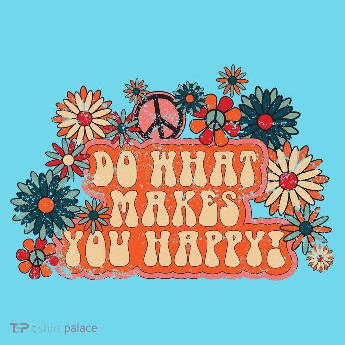 Do What Makes You Happy Retro Kids T-Shirt
