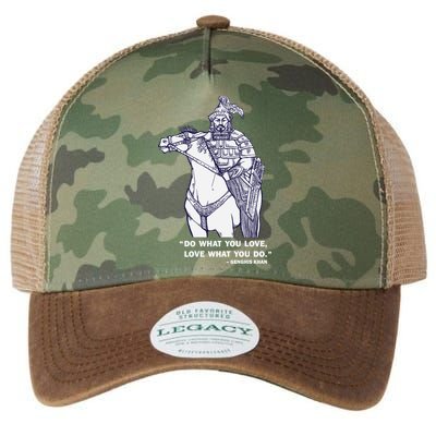 Do What You Want And Love What You Do Genghis Khan Legacy Tie Dye Trucker Hat