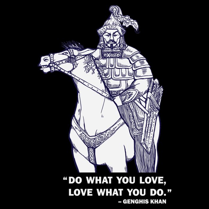 Do What You Want And Love What You Do Genghis Khan Cooling Performance Crew T-Shirt