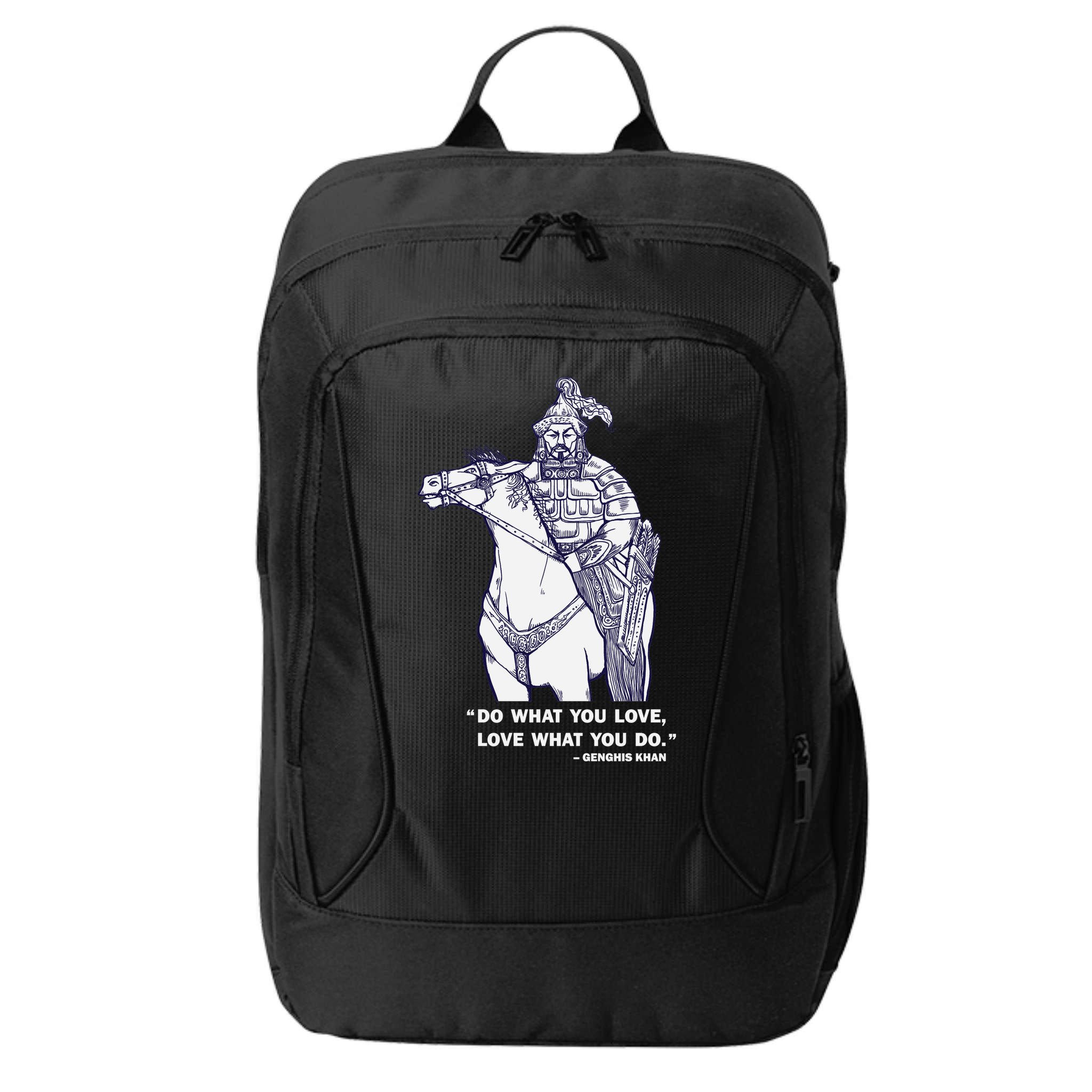 Do What You Want And Love What You Do Genghis Khan City Backpack