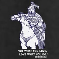 Do What You Want And Love What You Do Genghis Khan Trucker Hat