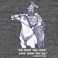Do What You Want And Love What You Do Genghis Khan Flatbill Hat