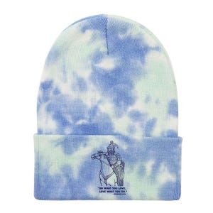 Do What You Want And Love What You Do Genghis Khan Tie Dye 12in Knit Beanie