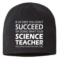 Do What Your Science Teacher Told You Sustainable Beanie