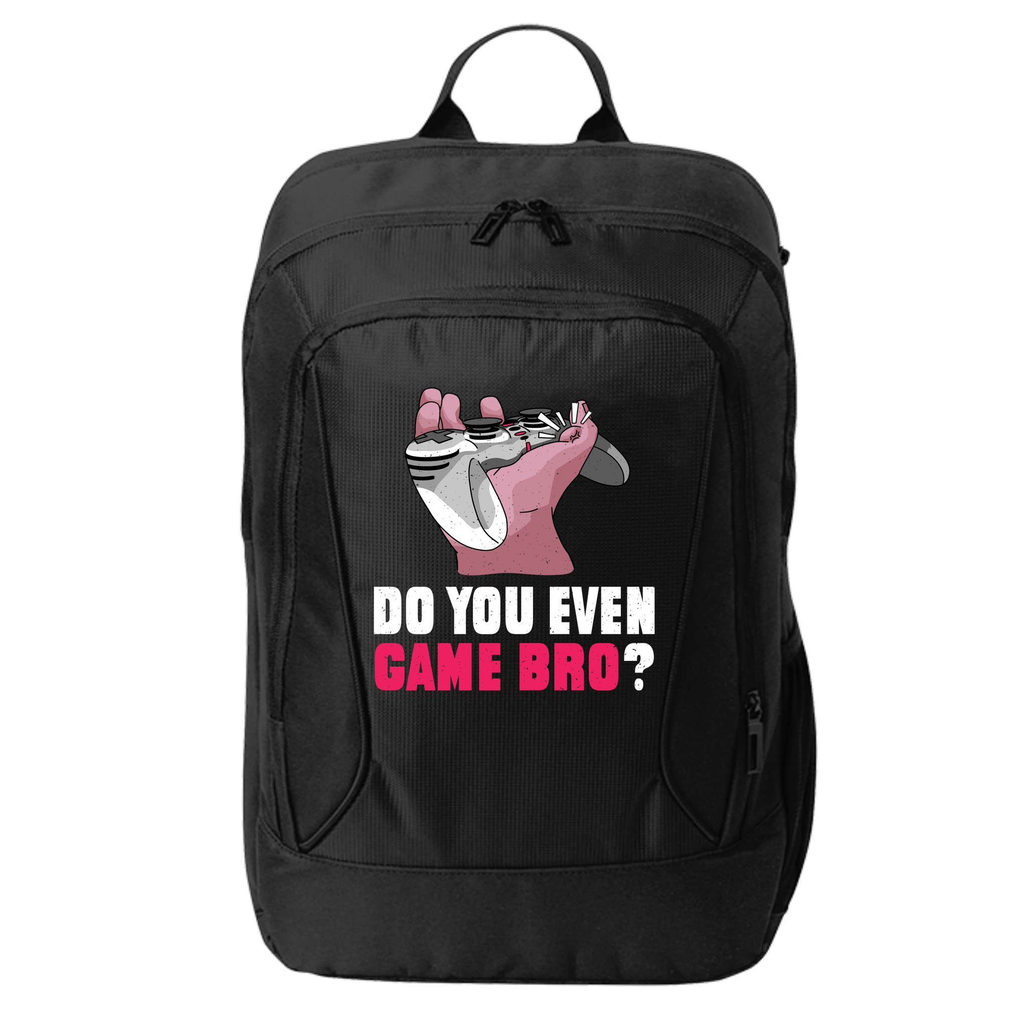 Do You Even Game Bro? Funny Gamer City Backpack