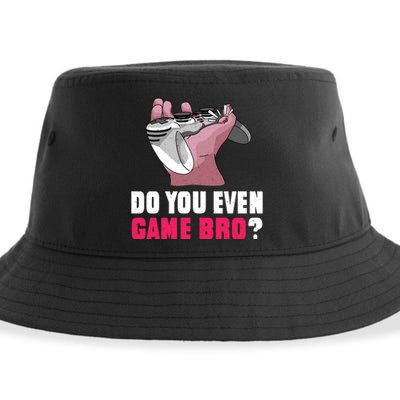 Do You Even Game Bro? Funny Gamer Sustainable Bucket Hat