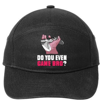 Do You Even Game Bro? Funny Gamer 7-Panel Snapback Hat