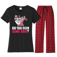 Do You Even Game Bro? Funny Gamer Women's Flannel Pajama Set