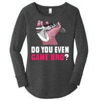 Do You Even Game Bro? Funny Gamer Women's Perfect Tri Tunic Long Sleeve Shirt