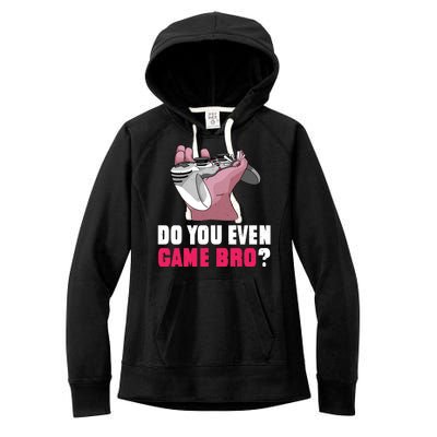 Do You Even Game Bro? Funny Gamer Women's Fleece Hoodie